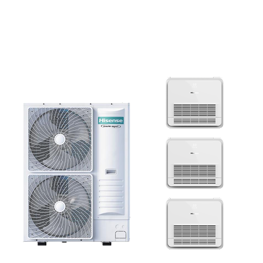 Hisense Vloermodellen PAC TRIPLE vloer 8-serie 10,5 kW (R32) 400V