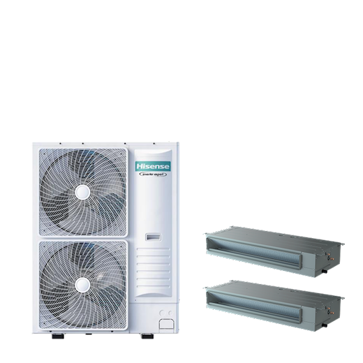 Hisense MSP kanaal PAC TWIN kanaal 8-serie 14 kW (R32) 400V