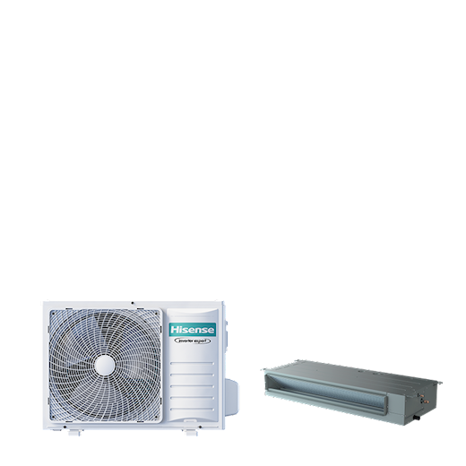 Hisense Kanaalunit (lage inbouwhoogte) PAC SET kanaal 8-serie 5,2 kW (R32) 230V