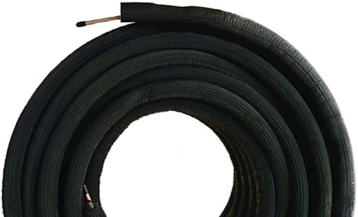 Hisense Koelleiding 1/4-3/8 CLIMACOPPER.COM - Insul. copper tube- (30m) BLACK