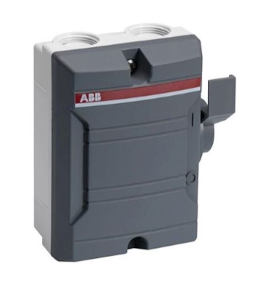 Hisense Overige materialen ABB werkschakelaar 4P/25A/400V IP65, excl wartels M25