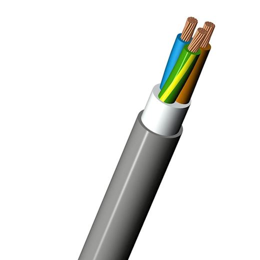 Hisense Overige materialen 3x2.5 mm2 YMvK kabel Dca BL,BR,Gr/Y (100)