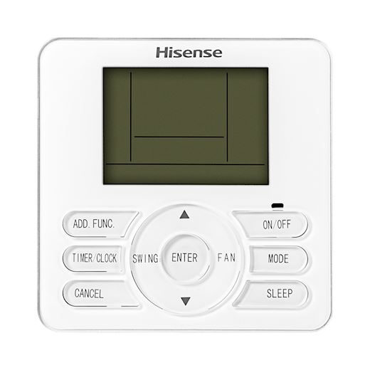 Hisense Bedrade bedieningen Afstandsbediening bedraad RAC/PAC